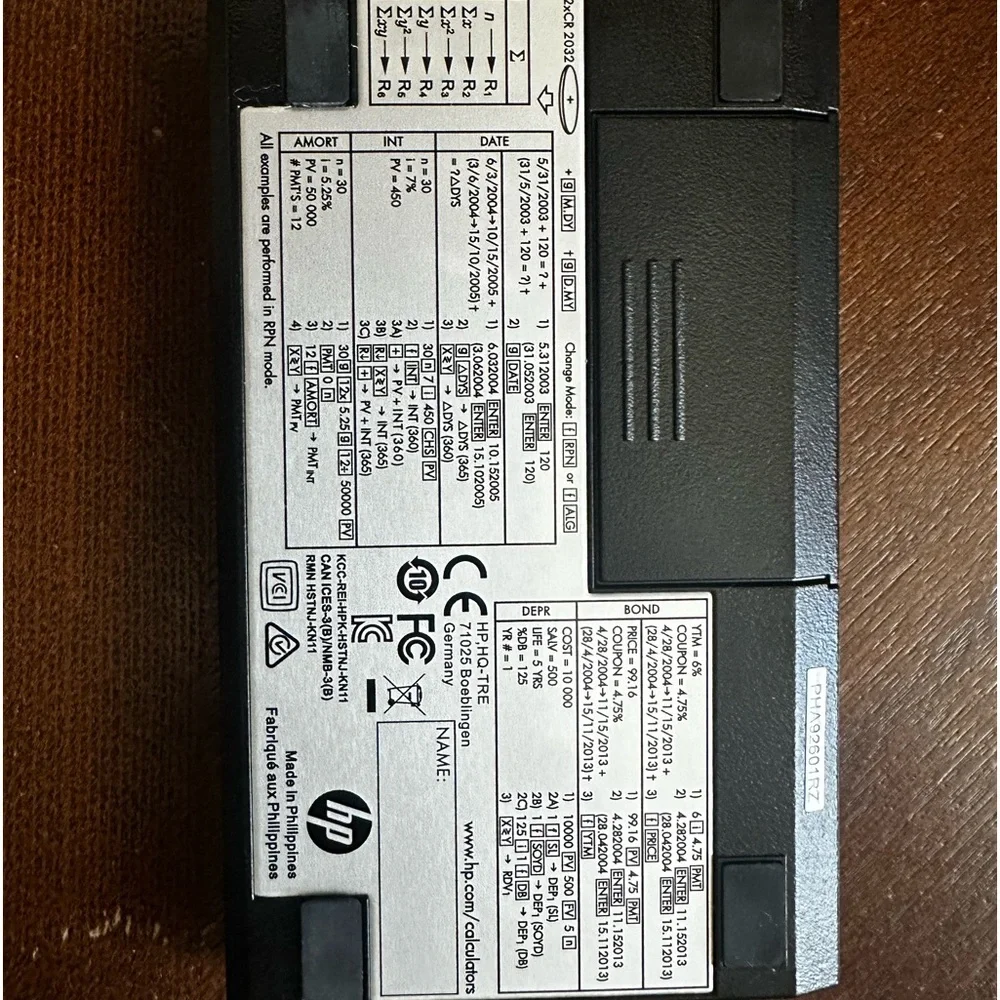 HP-12c Platinum Calculator